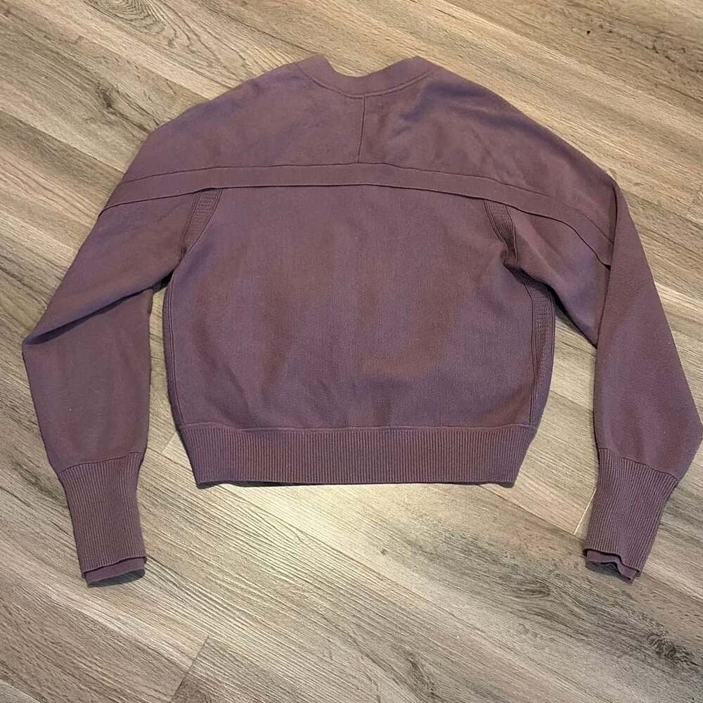 Athleta Purple Bomber Jacket - Picture 3 of 5